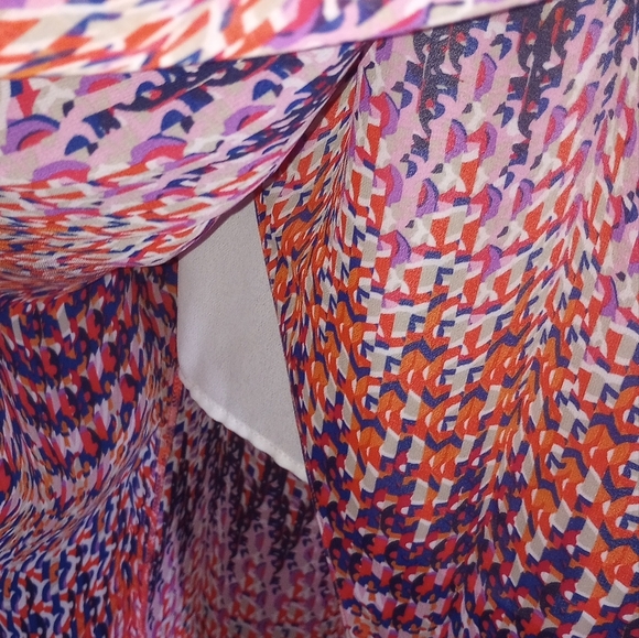 Laundry by Shelli Segal Los Angeles Multi colored pull on skirt size 6 - Picture 4 of 8